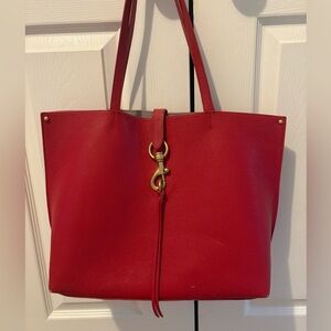 Rebecca Minkoff Megan, Red Leather Tote Bag